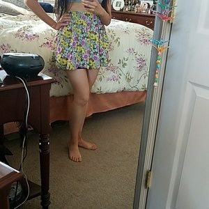 Anthropologie floral skirt